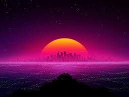 Maybe you would like to learn more about one of these? Showtime Retro Wallpaper Hd Artist 4k Wallpapers Images Photos And Background Wallpapers Den Futuristic Background Space Art Wallpaper Retro Wallpaper