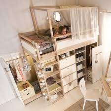 Hochbett mit schrank diy holzregale platzsparende betten bett bauen studentenwohnheim einzimmerwohnung zimmer. Bildergebnis Fur Hochbett Hochbett Selber Bauen Platzsparende Mobel Hochbett Mit Schrank