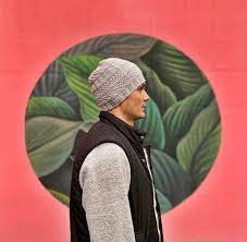 Man Knit Hat Slouchy Hat For Man Knit Grey Beanie Wool Etsy In 2020 Hats For Men Knit Hat For Men Hat For Man