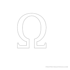 Printable Greek Alphabet Stencil O Alphabet Stencils Lettering Alphabet Letter Stencils