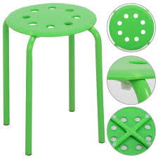 Amazon Com Yaheetech 17 3 Plastic Stack Stools Portable Stackable Bar Stools School Classroom Chairs Pack Of 5 Industrial S Bar Stools Kids Chairs Stool
