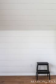 Friends, this brick accent wall is more than i could have imagined it would be. How To Plank A Wall Diy Shiplap Maison De Pax
