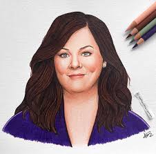 My drawing of @melissamccarthy and Kristen Wiig 💜💙✏️ Comedy legends