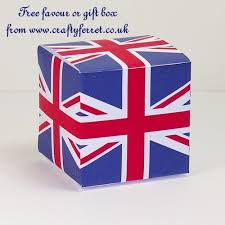 Birthday Party In A Box For Adults Uk Union Jack Box British Themed Parties Union Jack Gifts Themed Party Supplies