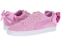 puma kids suede bow big kid orchid orchid girls shoes