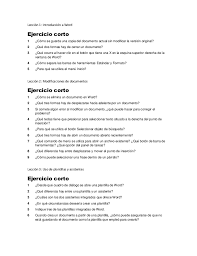 Cuestionario Procesador De Texto