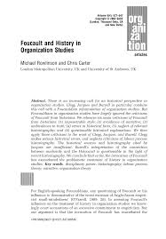 Where is the foucault crater on the moon? Pdf Foucault And History In Organization Studies
