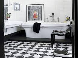 The most common art deco bathroom material is stretched canvas. Amazing Modern Style Black And White Bathroom Flooring Art Deco Style Bathroom Design Blurmark