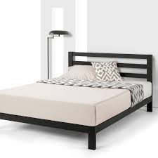 Best Price Mattress 10 Inch Heavy Duty Metal Platform Bed With Headboard And Wooden Slat Support Walmart Com In 2020 Wooden Headboard Metal Platform Bed Headboards For Beds