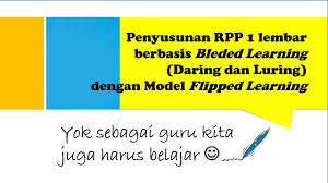 Ppkn, ips, dan bahasa indonesia Cara Membuat Rpp 1 Lembar Berbasis Blended Learning Rpp Daring Dan Luring Youtube