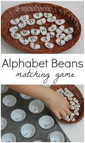 If you've ever wondered which is the most frequent letter in english, and which is the least frequent, the answer is right here! Matching Alphabet Beans Literacy Game The Imagination Tree