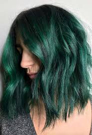 63 Offbeat Green Hair Color Ideas In 2021 Green Hair Dye Kits To Try Green Hair Dye Green Hair Dark Green Hair