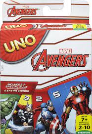 Mattel Unoa Marvel Avengers Card Game Multiple Uno Card Game Card Games Marvel Avengers