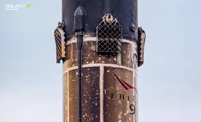 Spacex's second upgraded dragon set to launch new solar arrays to the iss teslarati04:58. Spacex S Sootiest Falcon 9 Booster Yet Returns To Port After Record Reuse