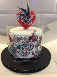 Maybe you would like to learn more about one of these? Tattoo Themed Birthday Cake Tattoo Cake Birtday Cake Themed Cakes