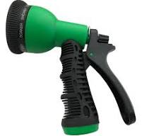 Nine Position Pistol Spray Hose Nozzle Auto Shut-off Green