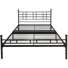 A bed headboard and footboard can easily update the look and sophistication of your bedroom. Twin Xl Steel Metal Platform Bed Frame With Headboard Footboard Fastfurnishings Com