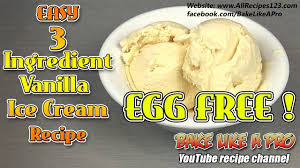 Perfect your ice cream making technique with these ideas. Easy 3 Ingredient Vanilla Ice Cream Recipe Egg Free No Churn Recipe Vanilla Ice Cream Recipe Yogurt Ice Cream Ice Cream Recipes