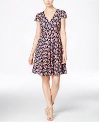 Safe shipping and easy returns. Betsey Johnson Floral Print Cap Sleeve Fit Flare Dress Pradux