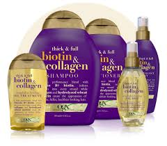 Hair Growth Ogx Biotin And Collagen Shampoo Before And After Have You Tried Biotin Collagen Thick Hair Remedies Biotin Hair Thick Hair Styles