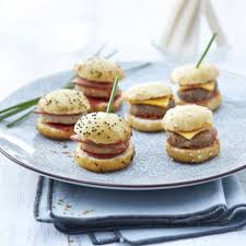Mini Burgers Bretzel Auchan Traiteur