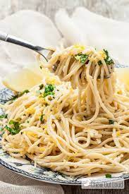 Spaghetti With Lemon And Olive Oil Al Limone Chew Out Loud Recipe Lemon Basil Chicken Chicken Linguine Lemon Pasta