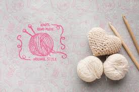 Present your design on this mockup. Knitting Psd 600 High Quality Free Psd Templates For Download