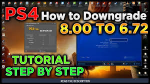 How To Downgrade Ps4 From 8 00 To 6 72 Tutorial 2020 Ps4 Ps4 Hacks Tutorial