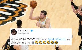 Modern brush calligraphy quote, phrase. Nba Players React To Luka Doncic S Absurd Game Winner