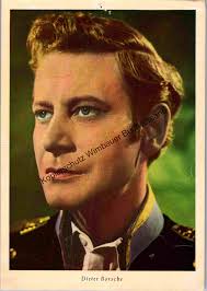 Postkarte Dieter Borsche (1909-1982) da Borsche, Dieter ::  Manoscritto&nbsp;/&nbsp;Collezionismo&nbsp;cartaceo