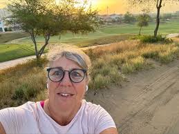 Early morning walk to prepare for the day.