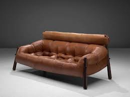 Percival Lafer Sofa In Rosewood And Cognac Leather Beautiful Sofas Sofa Affordable Design