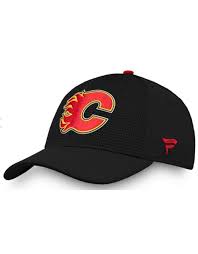 Fanatics Men S Rinkside Stretch Hat Calgary Flames Black That Pro Look