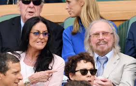 Pop Star Barry Gibb, Lead Singer Of The Bee Gees Pop Group Pictured With  His Girlfriend