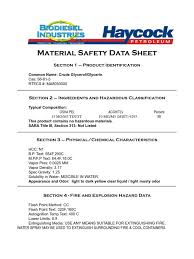 You can track the progress of your request at: Msds Glycerol Personal Protective Equipment Toxicity