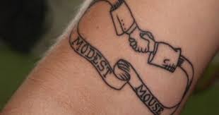 Modest Mouse You Missed When Time And Life Shook Hands And Said Goodbye When The Earth Folded In On Itself Modest Mouse Tattoo Tattoos Mouse Tattoos