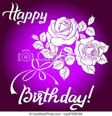 Birthday cards for women handmade birthday cards greeting cards handmade birthday gifts pretty cards cute cards best wishes card embossed sympathy messages sympathy cards purple cards get well cards fall cards flower cards scrapbook cards scrapbooking flourish. Happy Birthday Lettering And Bouquet Of Roses On Purple Background Happy Birthday Lettering And Bouquet Of Roses Are On Canstock