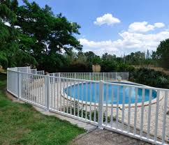 Barriere De Securite Piscine Classique Cloture A Barreaux En Aluminium Thermolaque