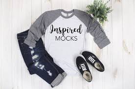 Free Raglan Mockup Next Level 6051 White And Grey Psd Free Psd Mockups In 2020 Clothing Mockup Mockup Free Psd Free Psd Mockups Templates
