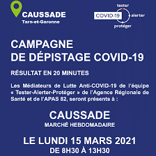 Dernière mise à jour 03 février 2021. Depistage A Caussade Apas 82