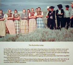 Hutterite Clothing Plain People Anabaptist History