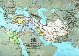 Persian Empire Map During King Cyrus The Great Persian