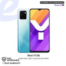 Vivo Y15A 64GB ROM, 4GB+1GB Extended ...