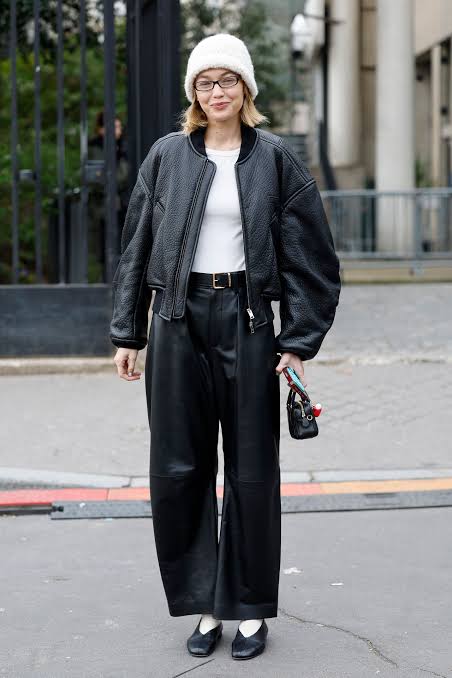 6 Leather Trouser Outfits To Wear This Winter | Vogue Arabia