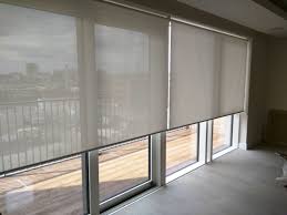 Sunscreen Roller Blinds Floor To Ceiling Windows Sliding Doors London Glass Door Coverings Sliding Door Blinds Door Coverings