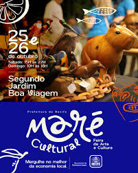 Vem aí a Maré Cultural, o novo nome da Feira de Artesanato do Recife, com  uma vibe ainda mais especial! Pra marcar essa nova fase, a Zona Norte vai  ser palco da