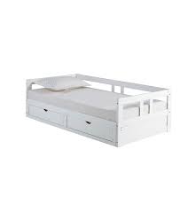 Constructed out of solid pine wood, this bed offers plenty of storage space for clothing, toys, decorative items and extra linens whilst its robust and sturdy. Bolton Furniture Melody Twin To King Trundle Daybed With Storage Drawers Reviews Furniture Macy S