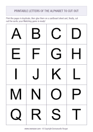 If you're ready to teach your children uppercase and lowercase alphabet letters, you're going to love our free alphabet templates! Printable Letters Of The Alphabet Cut Out The Letters Memozor
