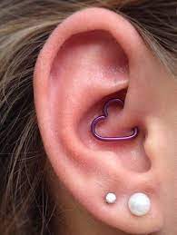 Soul Wired Heart Daith 16g Ear Piercing Types Of Ear Piercings Ear Piercings Daith Piercing