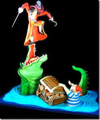 Faith Trust Pixie Dust And A Magical Captain Hook Cake Disney Cakes Amazing Cakes Themed Cakes
